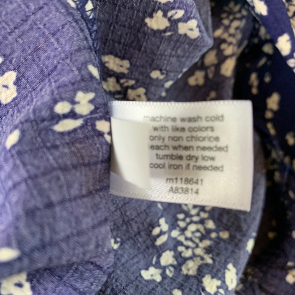 Lane Bryant Tiered Blue Floral Maxi Skirt 18/20 New with Tags - Picture 7 of 9